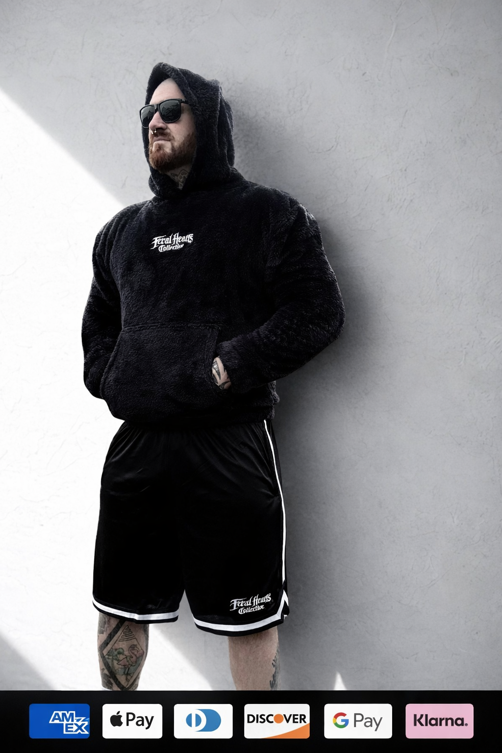 Black Sherpa hoody